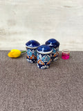 Multi Flower Salt Box - Pot - Set of 3