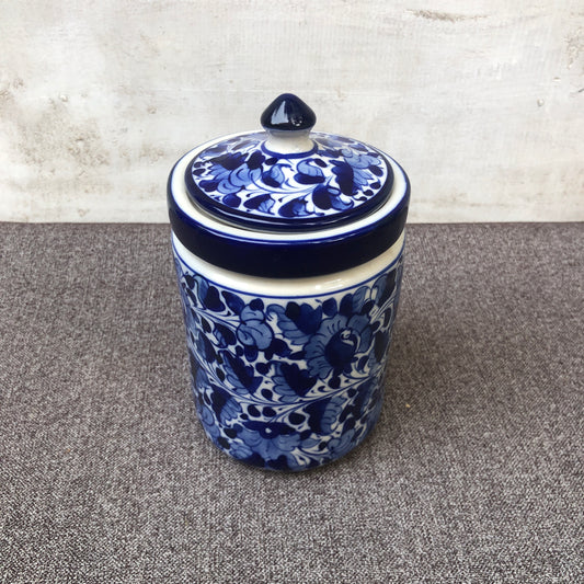 Blue Pattern Medium Jar