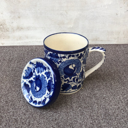 Blue Pattern Cover Mug