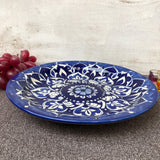 Blue Heart Dinner Plate