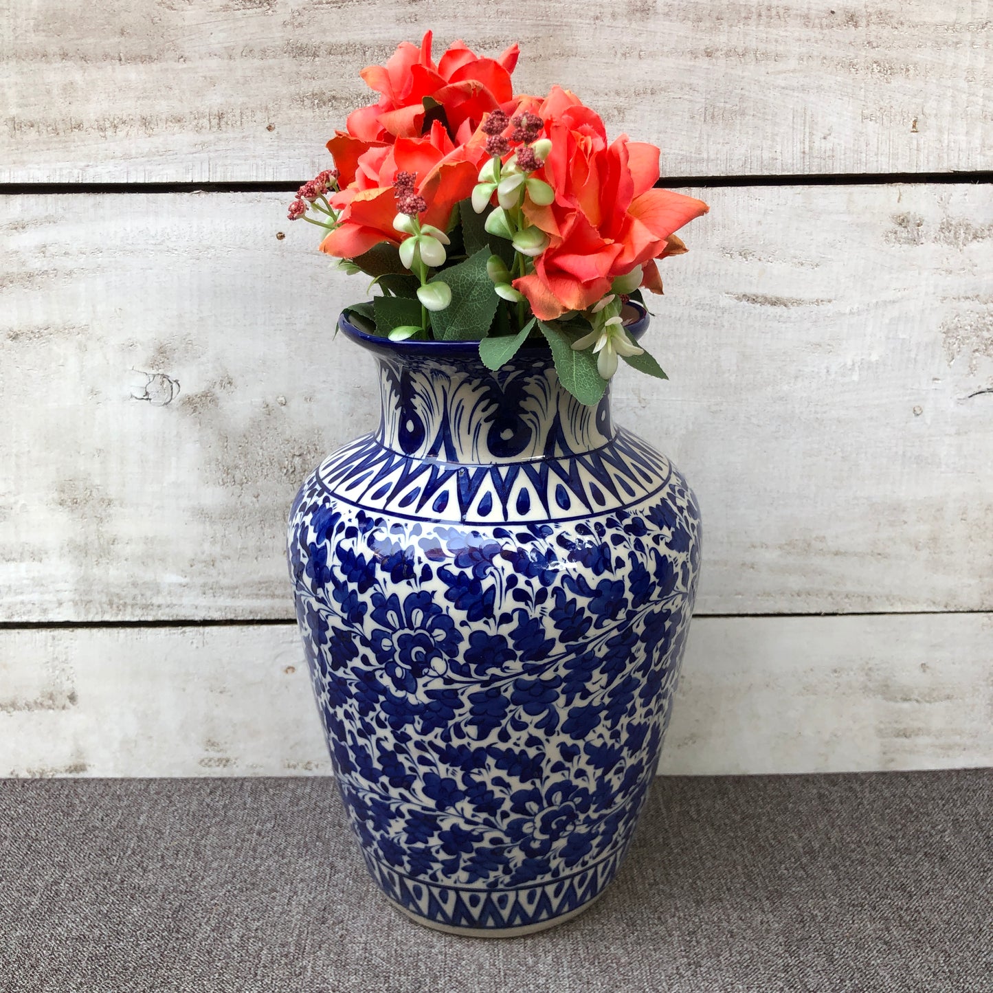 Serina Blue Large Vase