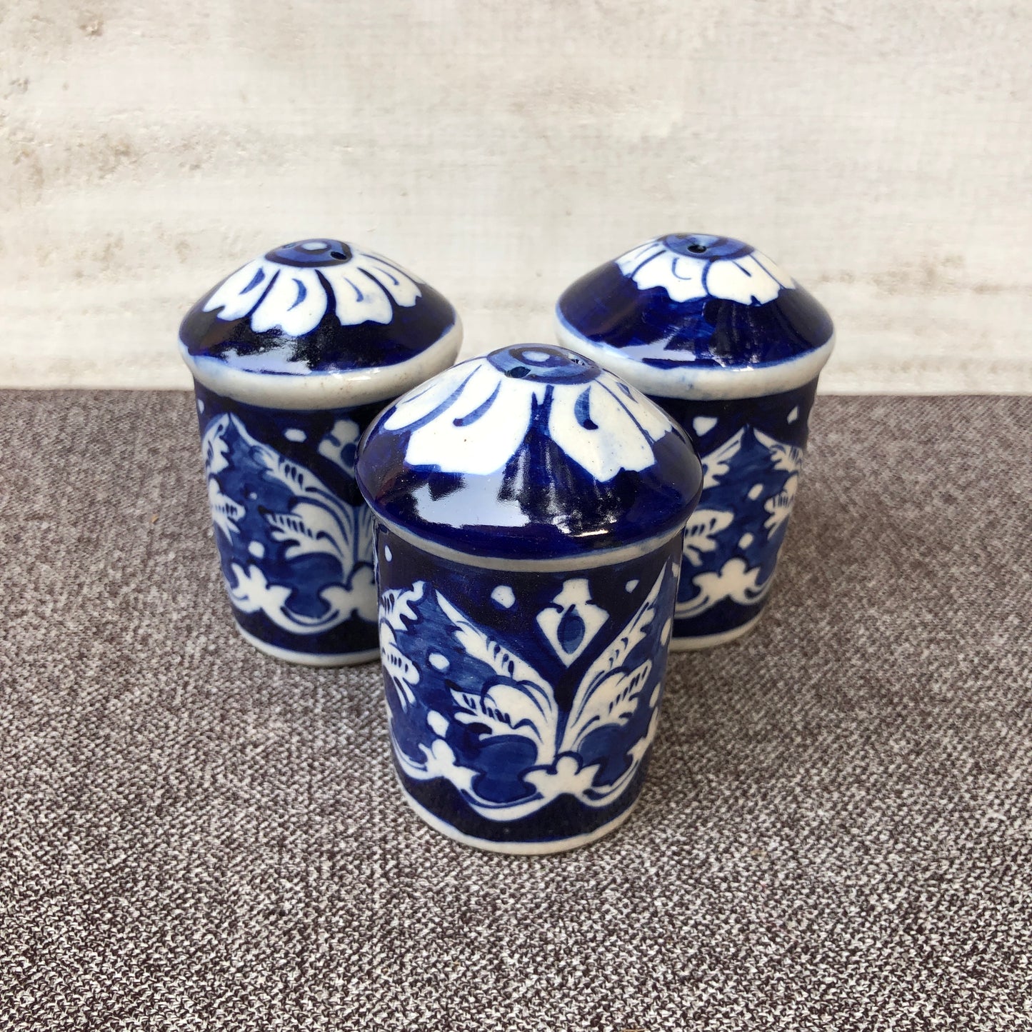 Blue Felicity Salt Box - Pot - Set of 3