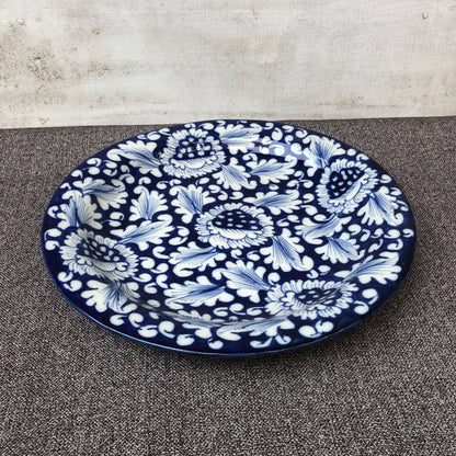 Blue Flower Dinner Plate