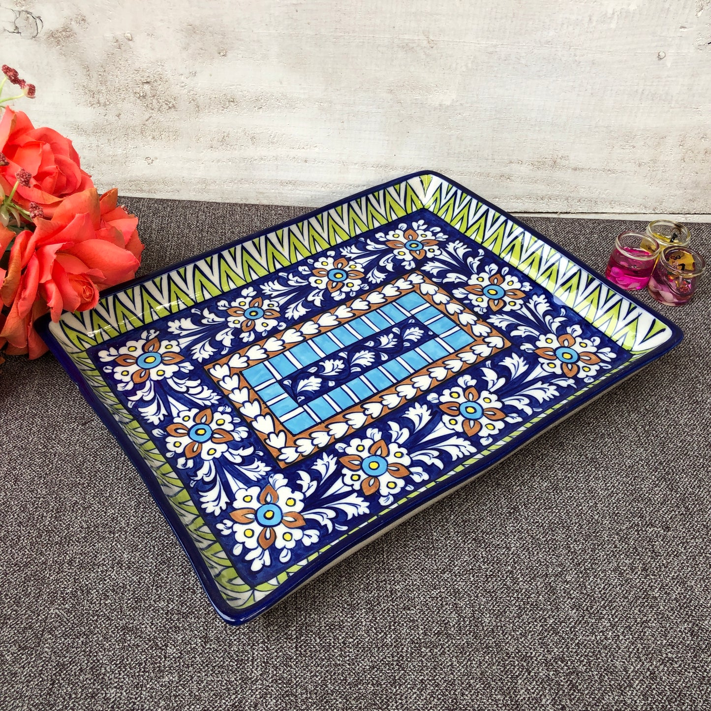 Kashmir Multi Flat Dish