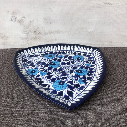 Light Serina Blue Med Serving Dish