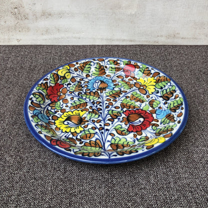 Spring Pattern Quarter Plate