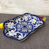 New Blue Celico Large Rectangle Serving Dish