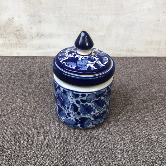 Blue Pattern Small Jar