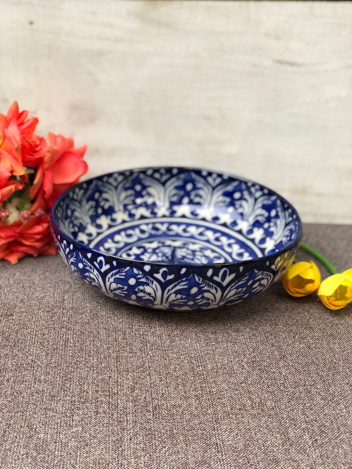 Blue Felicity Large Bowl