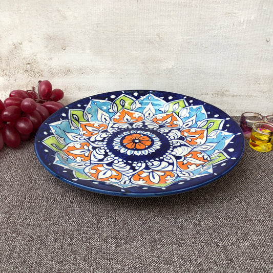 Multi Flower Dinner Plate