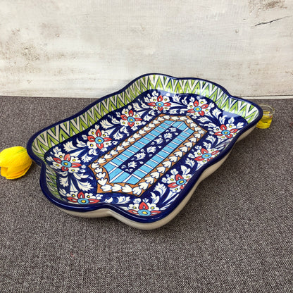 Kashmir Multi Medium Rectangle Dish