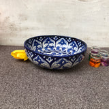 Blue Felicity Medium Serving Bowl