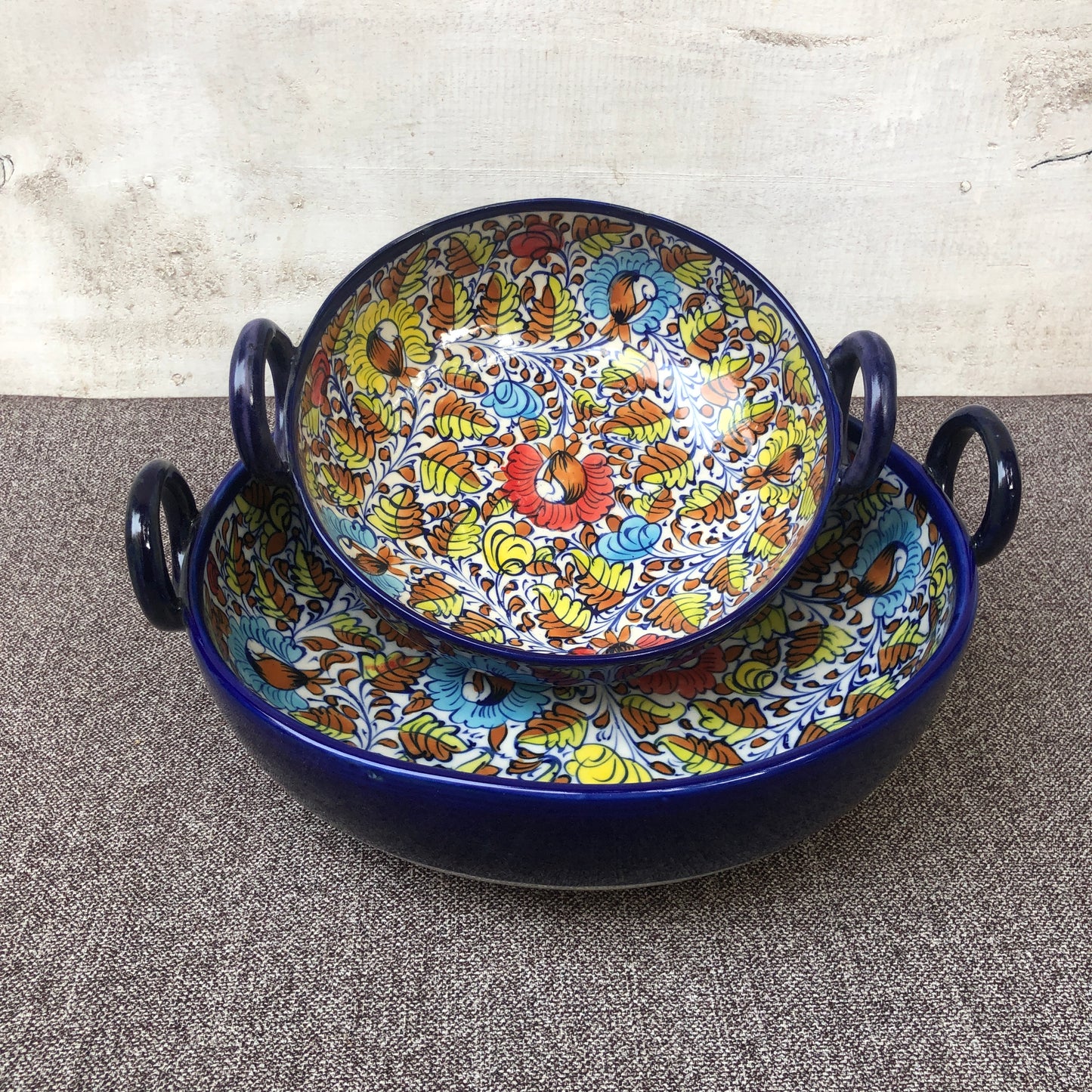 Spring Pattern Karahi - Set of 2