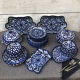 Blue Celico Dinner Set - 6 Persons Serving