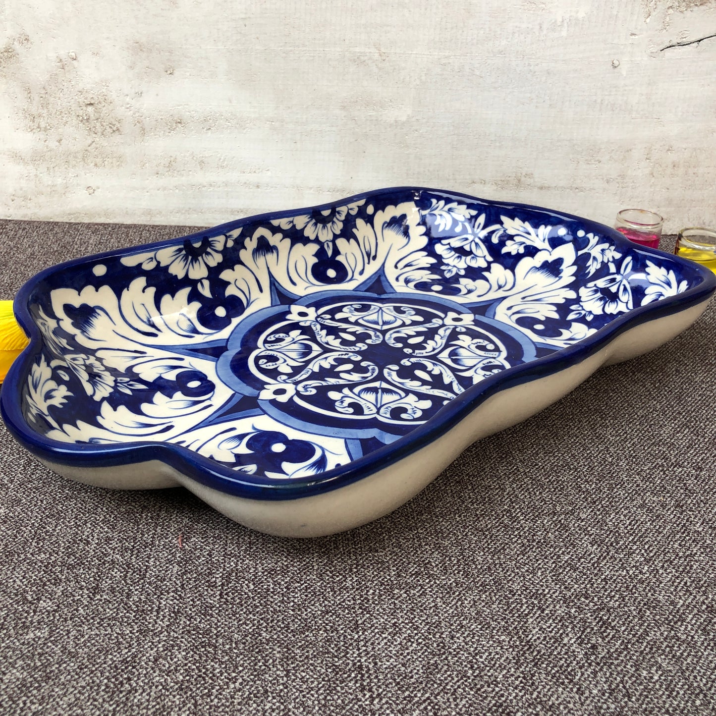 New Blue Celico Large Rectangle Serving Dish