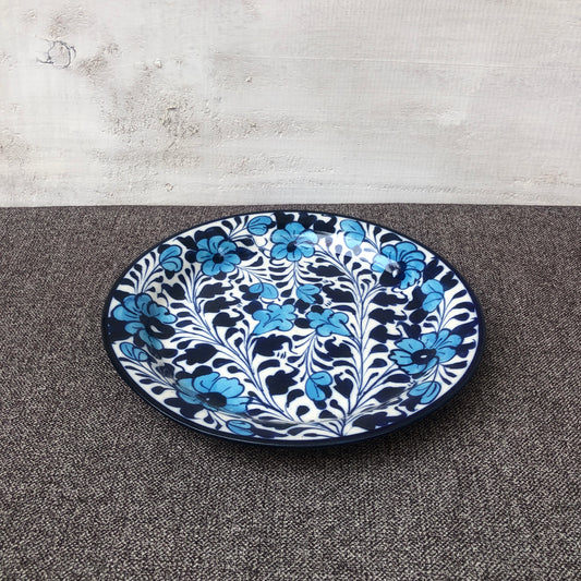 Light Serina Blue Quarter plate