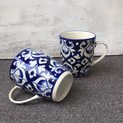 Blue Celico large mug - Set of 2