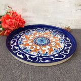 Multi Flower Deep Platter - Large