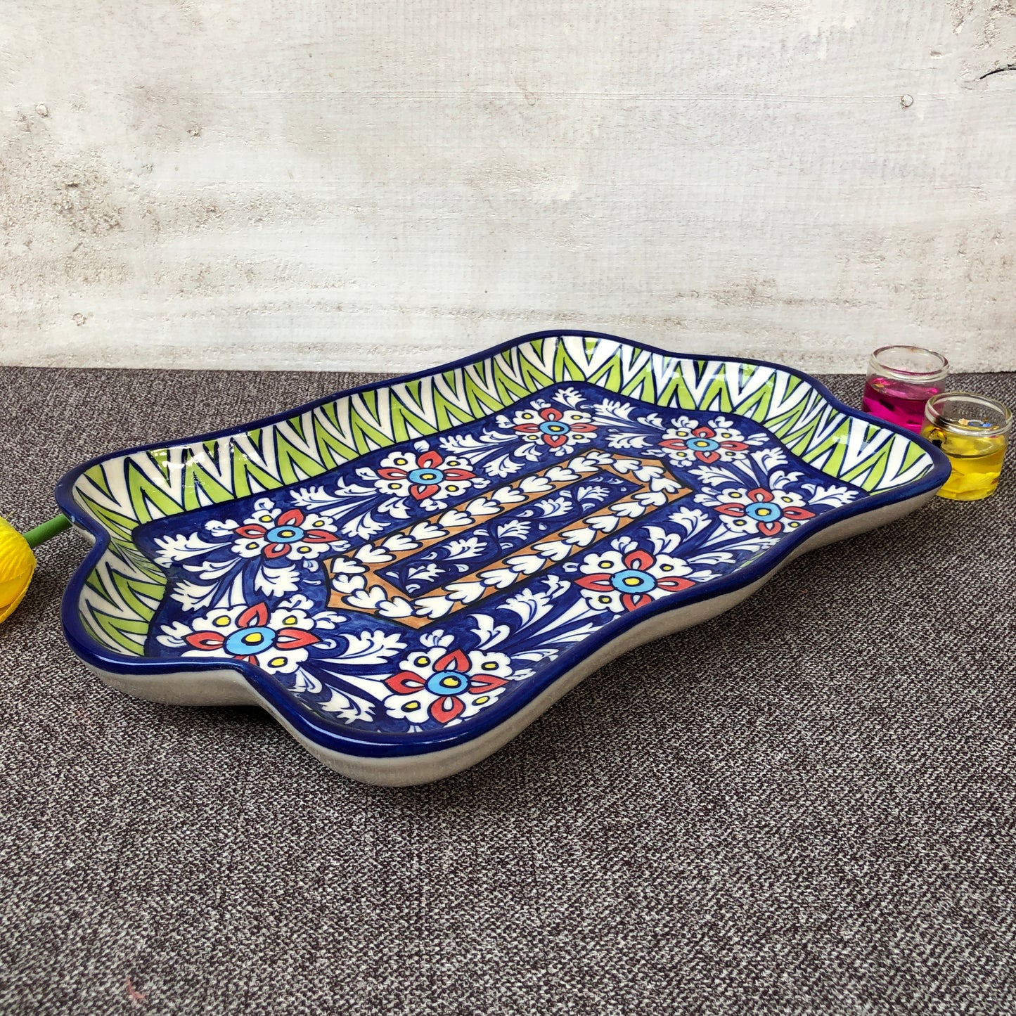 Kashmir Multi Small Rectangle Dish