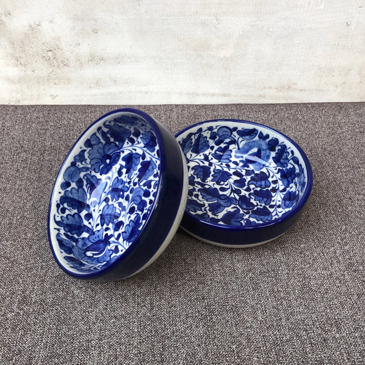 Blue Pattern Small Bowl - Set of 2