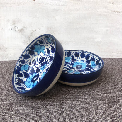 Light Serina Blue Small Soup Bowl- Set of 2