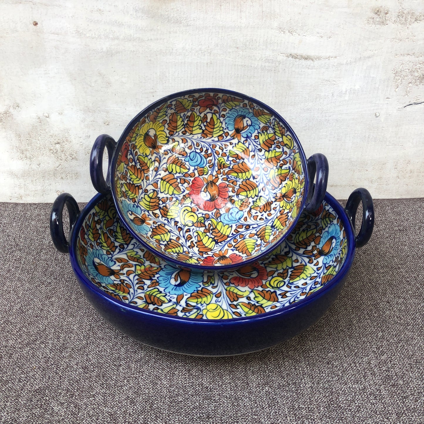 Spring Pattern Karahi - Set of 2