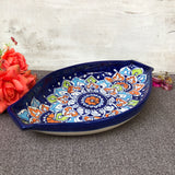 Multi Flower Oval Dish