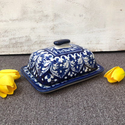 Blue Felicity Butter Dish