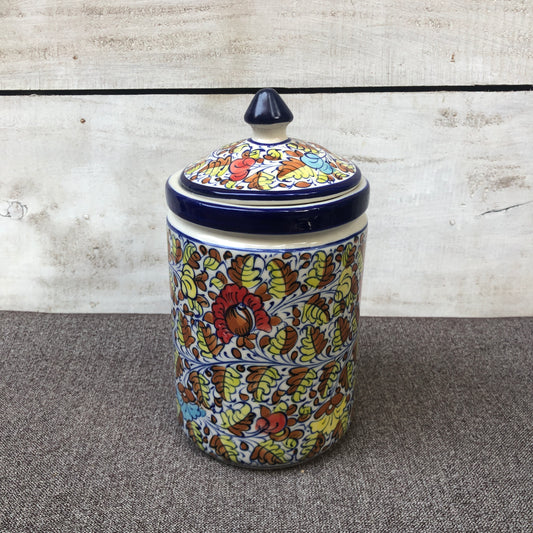 Spring Pattern Large Jar