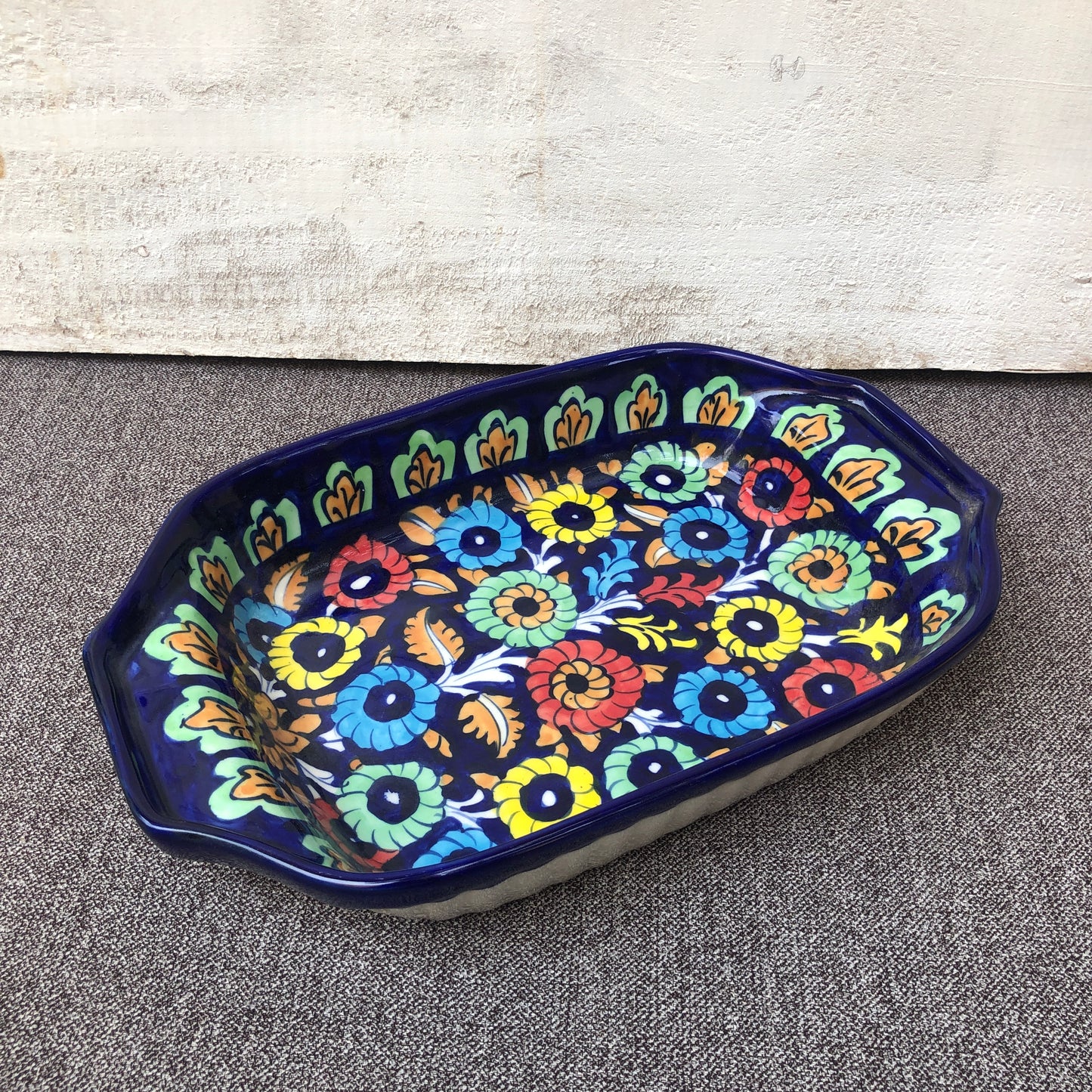 Jungle Flower Rectangle Dish