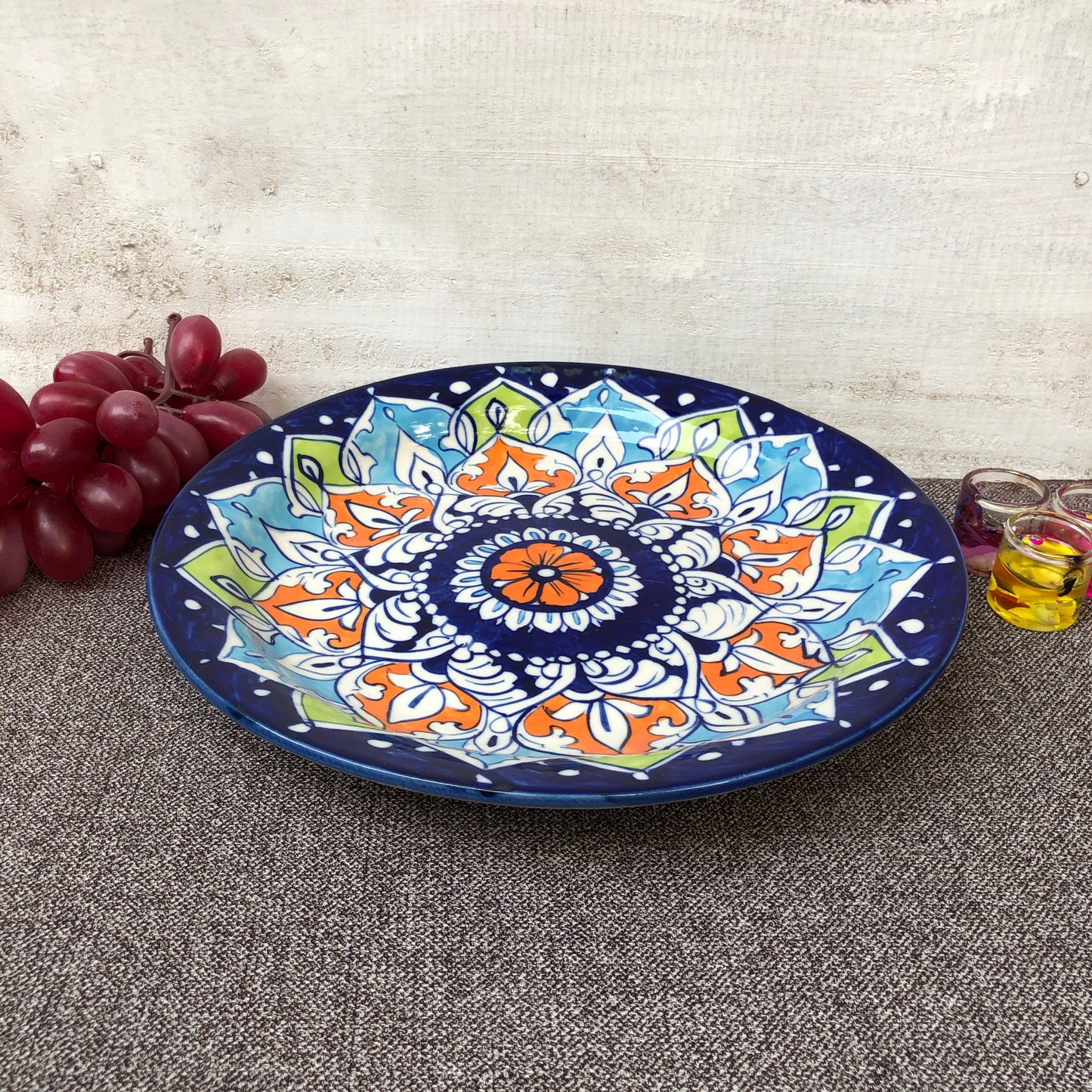 Multi Flower Dinner Plate