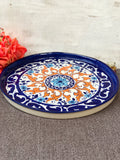 Multi Flower Deep Platter - Large