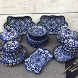 Blue Celico Dinner Set - 6 Persons Serving