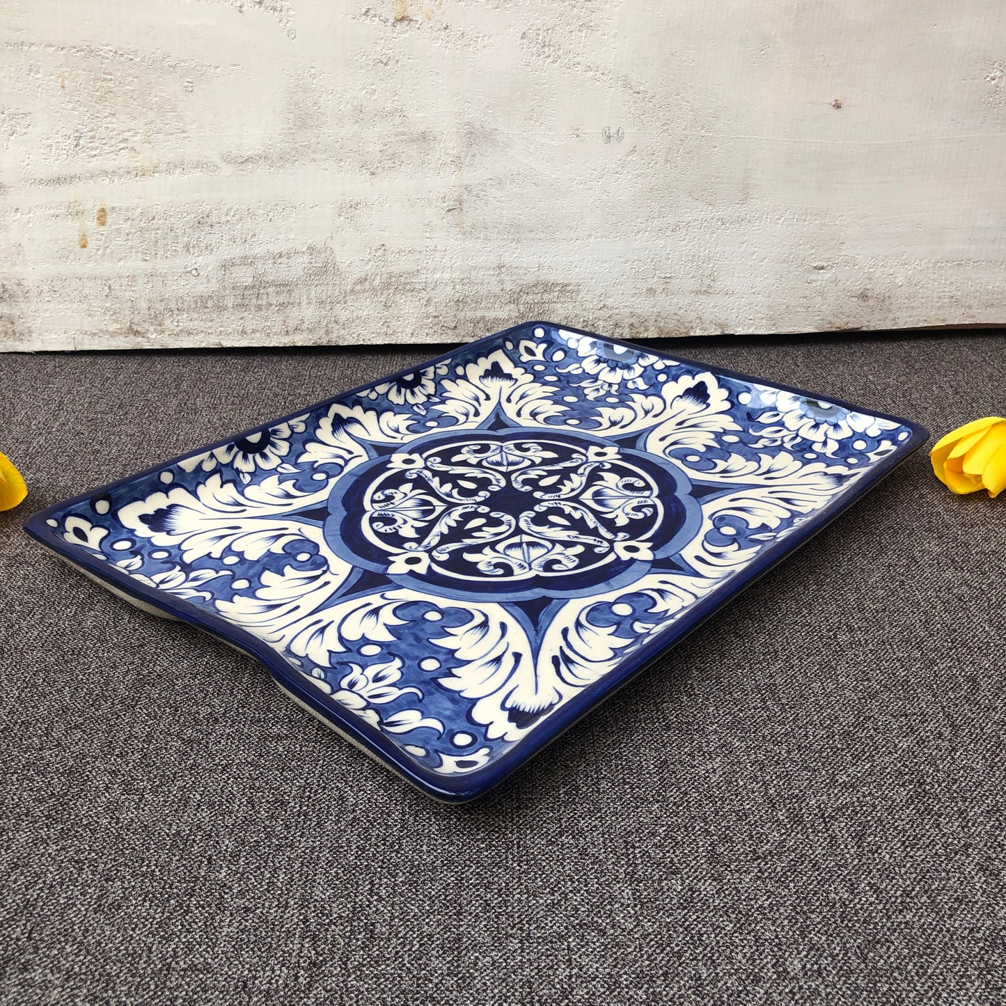 Blue Celico Flat Dish I