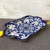 New Blue Celico Small Rectangle Dish