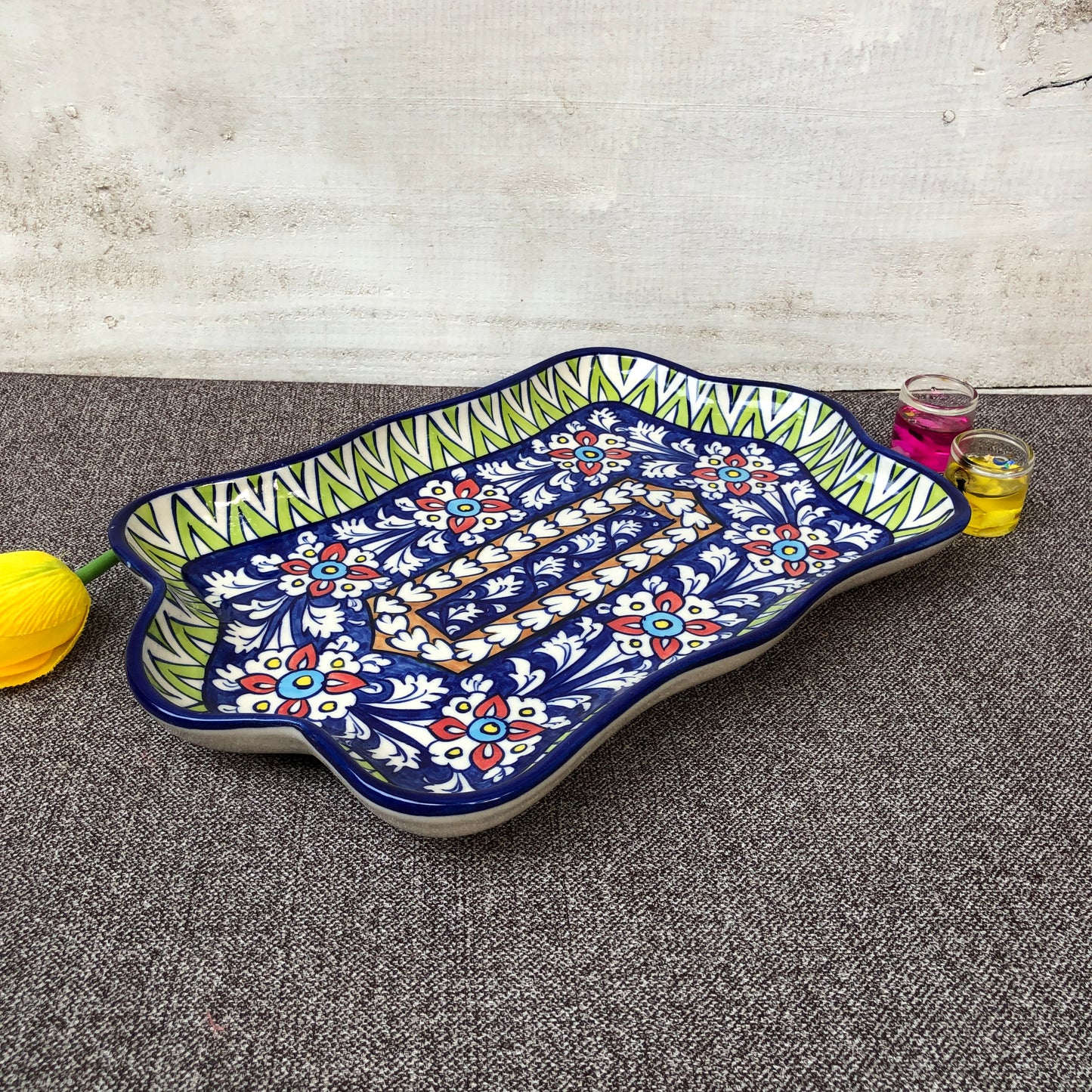 Kashmir Multi Small Rectangle Dish