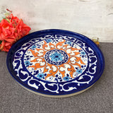 Multi Flower Deep Platter - Large