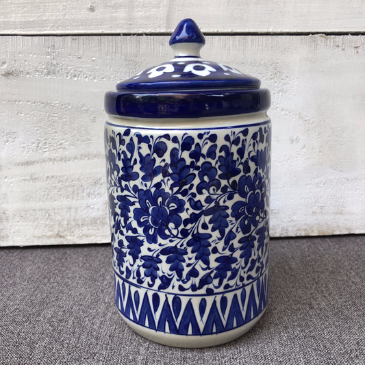 Serina Blue Large Jar