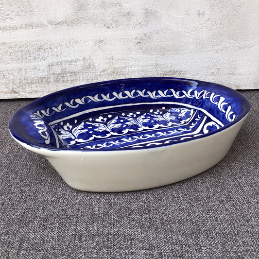 Blue Felicity Small Oval Dish