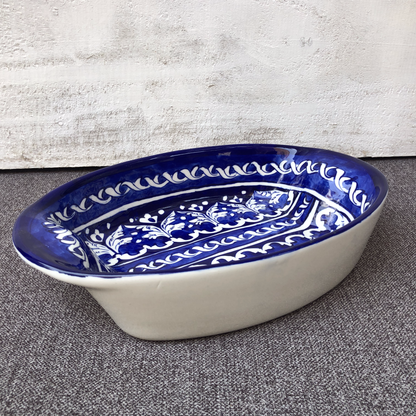 Blue Felicity Small Oval Dish