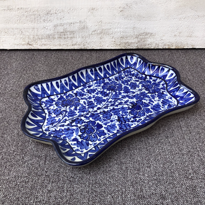 Serina Blue  Small Serving Dish