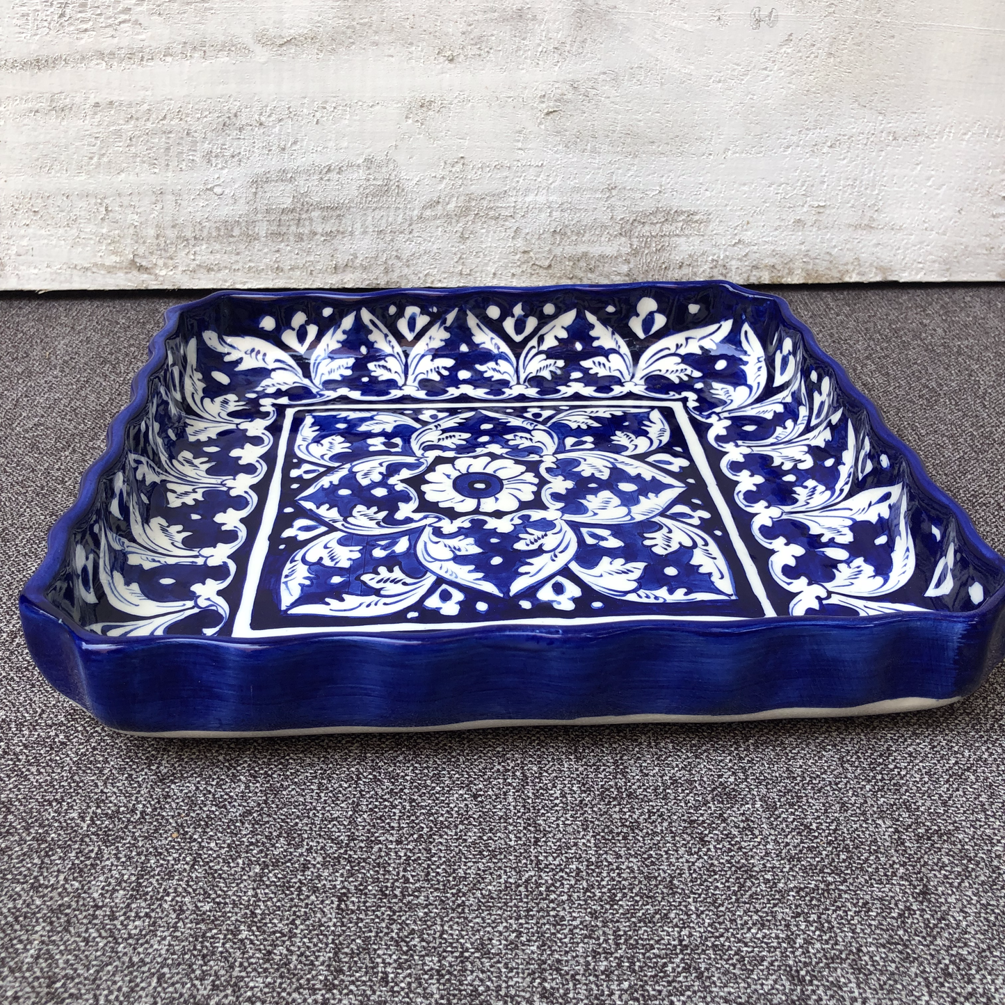 Blue Felicity Square Dish - Small