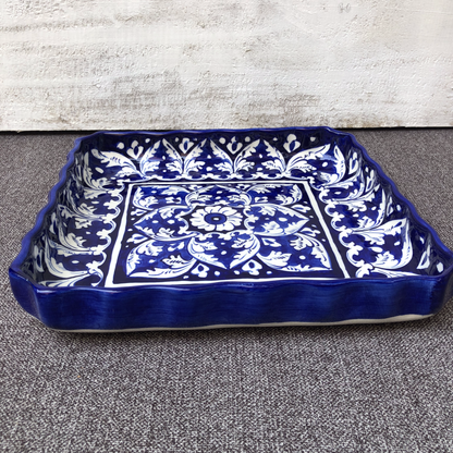 Blue Felicity Square Dish - Small