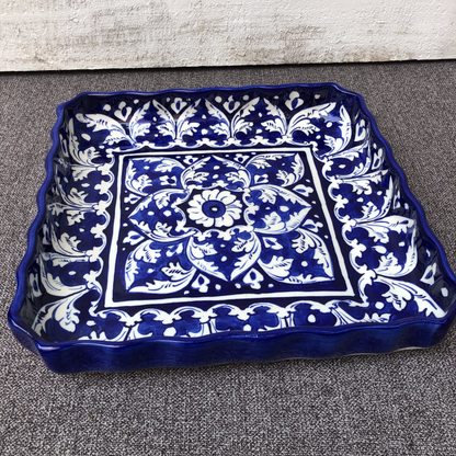 Blue Felicity Square Dish - Small