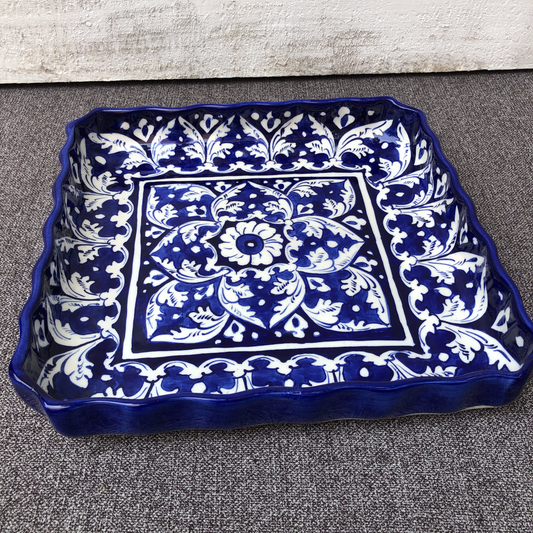 Blue Felicity Square Dish - Small