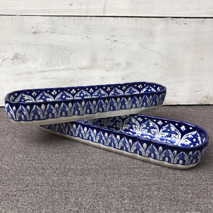 Blue Felicity Serving Dish - Set of 2