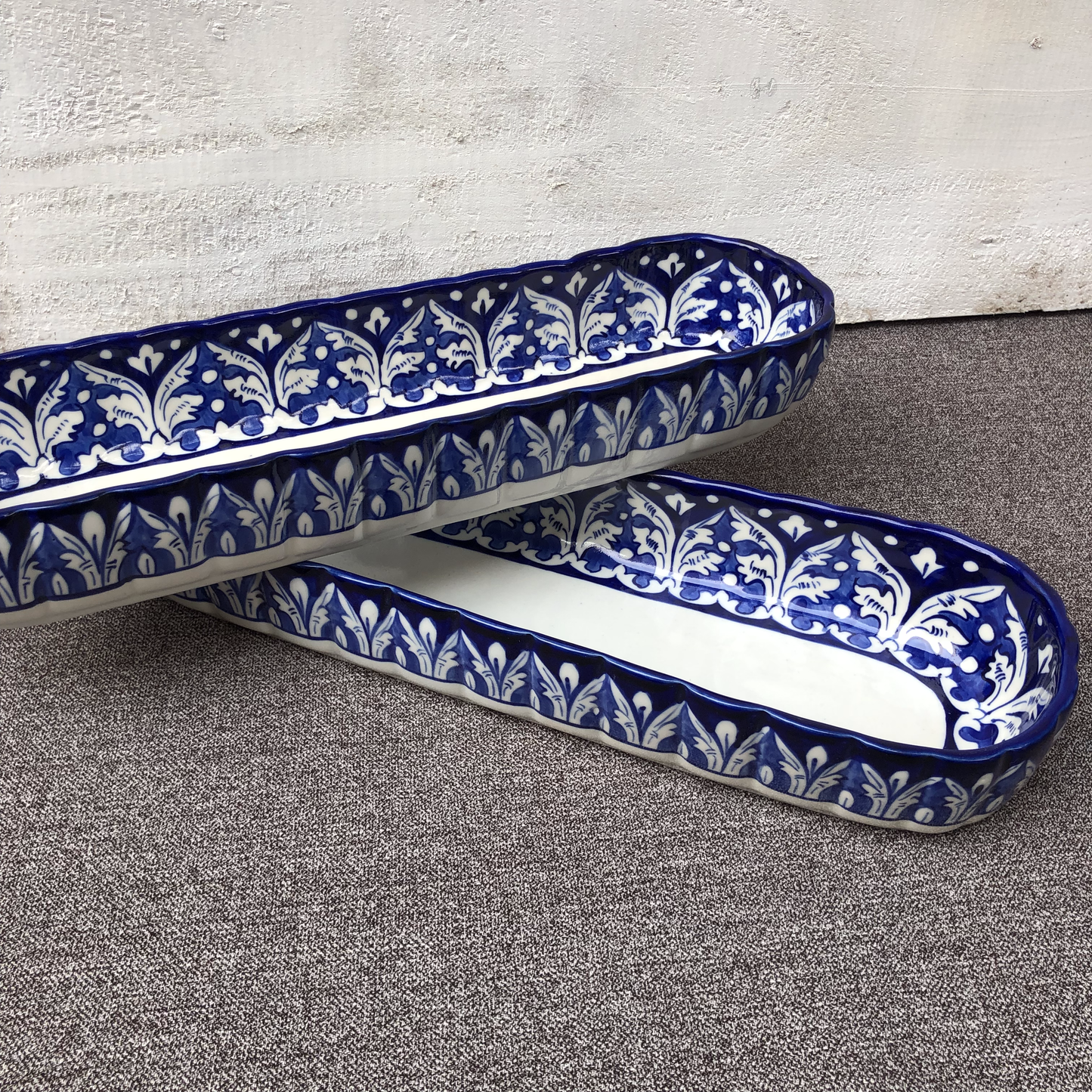 Blue Felicity Serving Dish - Set of 2