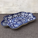 Blue Celico Medium Rectangle Dish