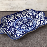 Blue Celico Medium Rectangle Dish