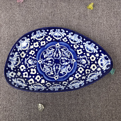 Blue Celico New Serving Oval Dish